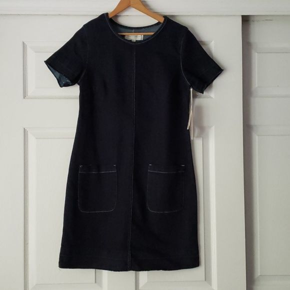 VINCE CAMUTO Denim Shift Dress - Picture 5 of 7